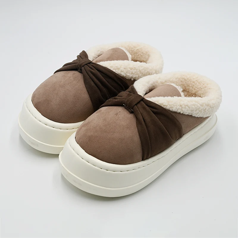 Bow knot cotton tsinelas