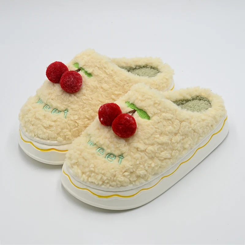 Cherry cotton tsinelas