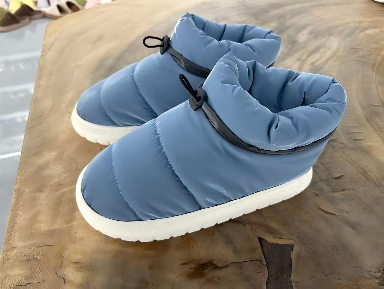 Down-puno na hindi tinatagusan ng tubig non-slip cotton tsinelas